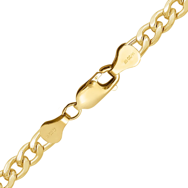 Finished Round Figaro Cable Bracelet in 14K Gold-Filled (1.60 mm - 4.00 mm)