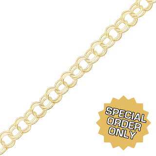 Special Order Only: Bulk / Spooled Charm "Bracelet" Chain in 14K Gold