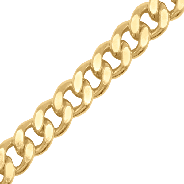 Bulk / Spooled Heavy Flat Curb Chain in 14K Gold-Filled (1.10 mm - 10.50 mm)