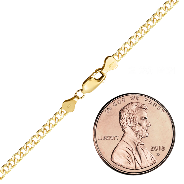 Finished Curb Necklace in 14K Gold-Filled (1.60 mm - 5.70 mm)