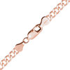 Finished Curb Bracelet in 14K Pink Gold-Filled (3.30 mm)
