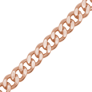 Bulk / Spooled Curb Chain in 14K Pink Gold-Filled (3.30 mm)