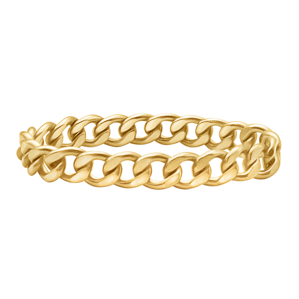 Curb Chain Ring in Gold-Filled (Sizes 4-12) (2.2 mm - 10.5 mm)