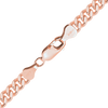 Finished Heavy Flat Curb Bracelet in 14K Pink Gold-Filled (4.20 mm - 5.80 mm)