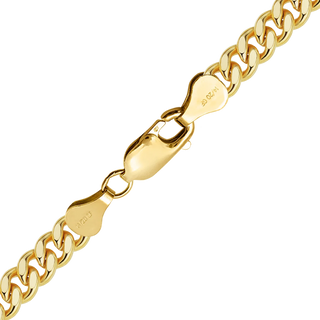 Finished Heavy Flat Curb Anklet in 14K Gold-Filled (1.10 mm - 10.50 mm)
