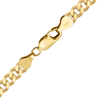 Finished Heavy Flat Curb Bracelet in 14K Gold-Filled (1.10 mm - 10.50 mm)