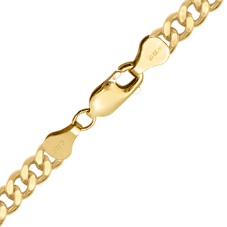 Finished Heavy Flat Curb Necklace in 14K Gold-Filled (1.10 mm - 10.50 mm)