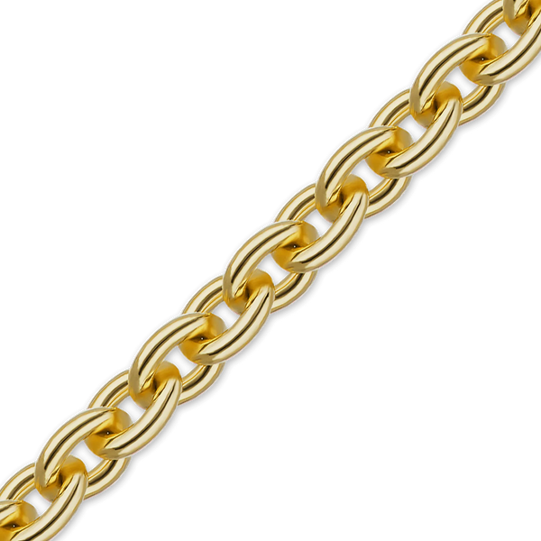 Bulk / Spooled Heavy Round Semi-Solid Cable Chain in 14K Yellow Gold (1.05 mm - 3.80 mm)