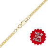 Finished Heavy Round Hollow Cable Bracelet in 14K Yellow Gold (1.05 mm - 3.80 mm)