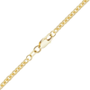 Finished Heavy Round Hollow Cable Necklace in 14K Yellow Gold (1.05 mm - 3.80 mm)