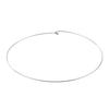 Plain Wire Choker in Sterling Silver