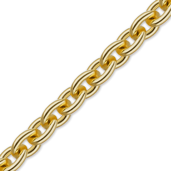 Bulk / Spooled Heavy Round Cable Chain in 14K & 18K Yellow Gold (0.70 mm - 4.30 mm)