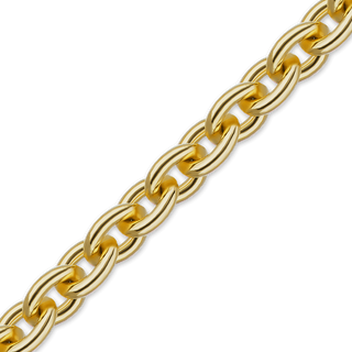 Bulk / Spooled Heavy Round Cable Chain in 14K & 18K Yellow Gold (0.70 mm - 4.30 mm)
