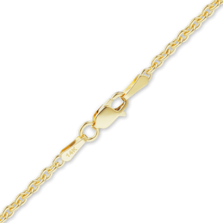 Finished Heavy Round Cable Bracelet in 14K Yellow Gold (0.70 mm - 4.30 mm)