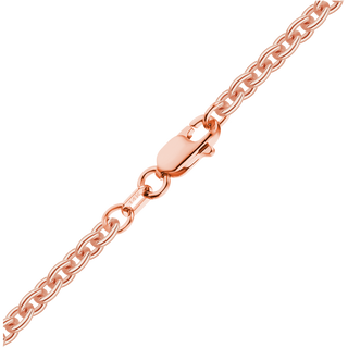 Finished Heavy Round Cable Necklace in 14K Pink Gold (0.70 mm - 3.00 mm)