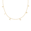 Jane Dua's Hanging Initial Necklace (18" Chain)