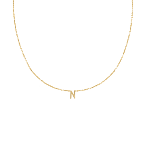 Jane Dua's Hanging Initial Necklace (18" Chain)