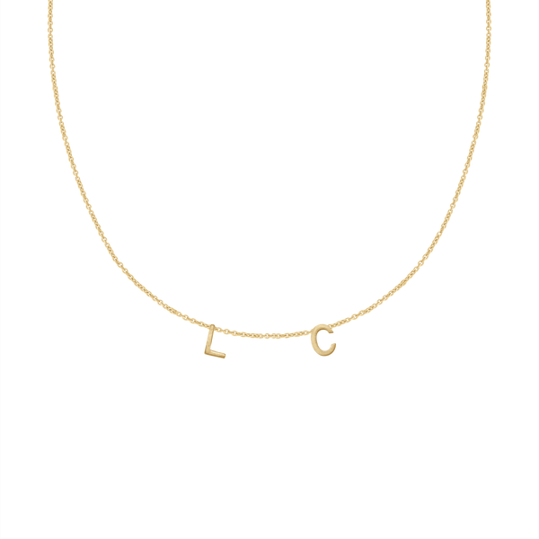 Jane Dua's Hanging Initial Necklace (18" Chain)