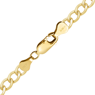 Finished Light Flat Curb Necklace in 14K Gold-Filled (4.30 mm - 10.80 mm)
