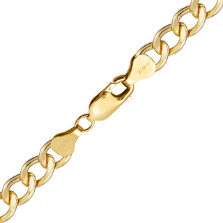 Finished Light Flat Curb Necklace in 14K Gold-Filled (4.30 mm - 10.80 mm)