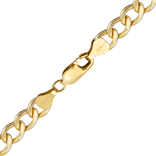 Finished Light Flat Curb Anklet in 14K Gold-Filled (4.30 mm - 10.80 mm)