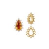 12 Stone Pear Shape Cluster Tops (6.00 x 4.00 mm - 20.00 x 12.00 mm)