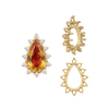 12 Stone Pear Shape Cluster Tops (6.00 x 4.00 mm - 20.00 x 12.00 mm)