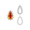 12 Stone Pear Shape Cluster Tops (6.00 x 4.00 mm - 20.00 x 12.00 mm)
