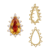 12 Stone Pear Shape Cluster Tops (6.00 x 4.00 mm - 20.00 x 12.00 mm)