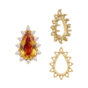 12 Stone Pear Shape Cluster Tops (6.00 x 4.00 mm - 20.00 x 12.00 mm)