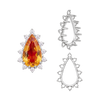 12 Stone Pear Shape Cluster Tops (6.00 x 4.00 mm - 20.00 x 12.00 mm)