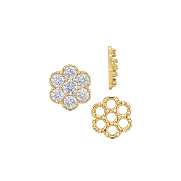 7 Stone Cluster Tops (7.00 x 1.00 mm - 7.00 x 3.60 mm)
