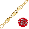 Finished Light Round Cable Anklet in 14K Gold-Filled (1.50 mm - 11.00 mm)