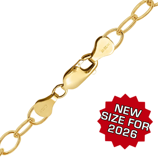 Finished Light Round Cable Bracelet in 14K Gold-Filled (1.50 mm - 11.00 mm)