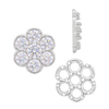 7 Stone Cluster Tops (7.00 x 1.00 mm - 7.00 x 3.60 mm)
