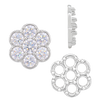 7 Stone Cluster Tops (7.00 x 1.00 mm - 7.00 x 3.60 mm)
