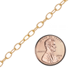 Bulk / Spooled Light Round Cable Chain in 14K Gold-Filled (1.50 mm - 11.00 mm)