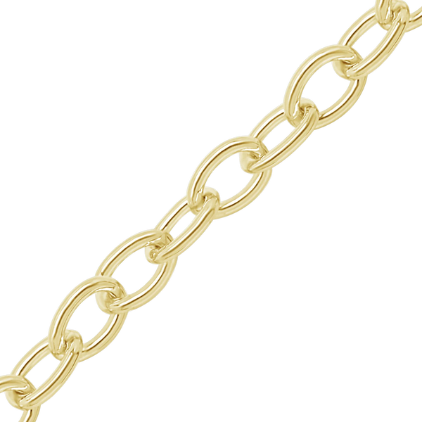 Bulk / Spooled Light Round Cable Chain in 14K Gold-Filled (1.50 mm - 8.00 mm)