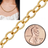 Bulk / Spooled Light Round Cable Chain in 14K & 18K Yellow Gold (1.00 mm - 6.80 mm)