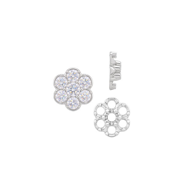7 Stone Cluster Tops (7.00 x 1.00 mm - 7.00 x 3.60 mm)