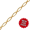 Bulk / Spooled Long & Short Cable Chain in 14K Gold-Filled (2.20 mm)