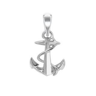 Tiny Anchor Charm in 14K Gold (18 x 16mm)