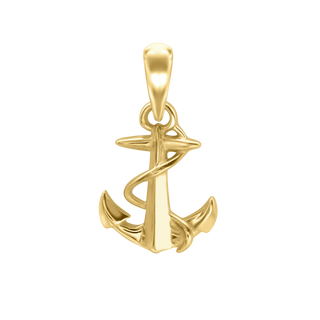 Tiny Anchor Charm in Sterling Silver (18 x 16mm)