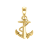 Tiny Anchor Charm in Sterling Silver (18 x 16mm)