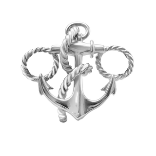 Anchor Bracelet Top in Sterling Silver (28 x 27 mm)