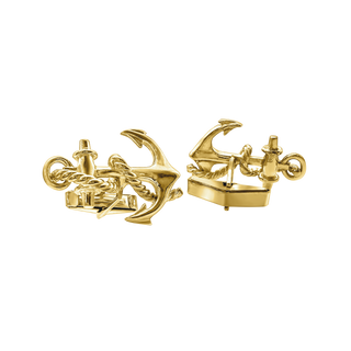 Anchor Cuff Links in Sterling Silver (35 x 24mm)