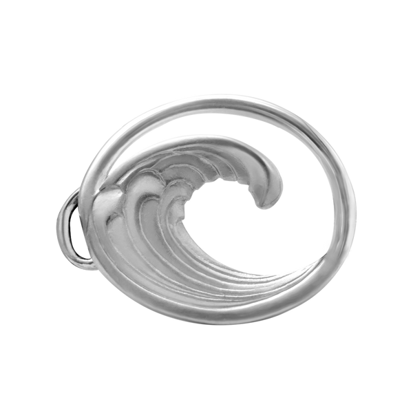 Wave Bracelet Top in Sterling Silver (28 x 23mm)