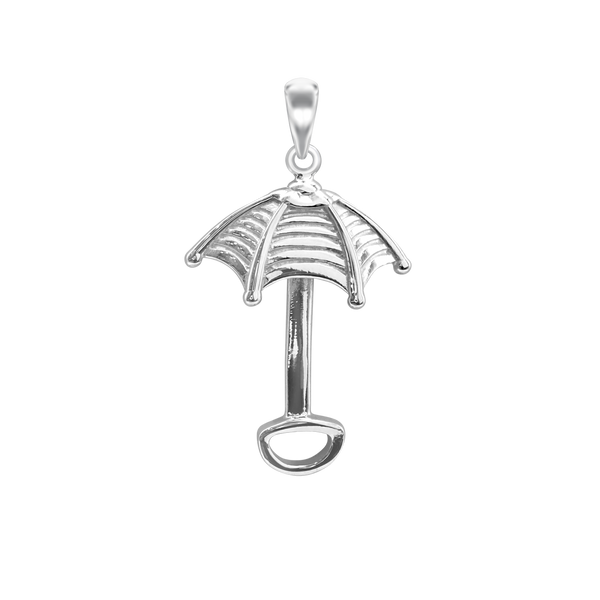 Umbrella Charm in Sterling Silver (44 x 23mm)