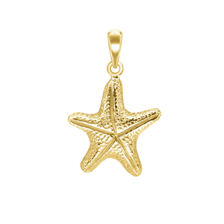 Starfish Charm in Sterling Silver (25 x 16mm)