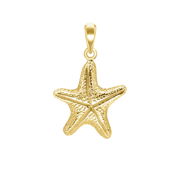 Starfish Charm in Sterling Silver (25 x 16mm)